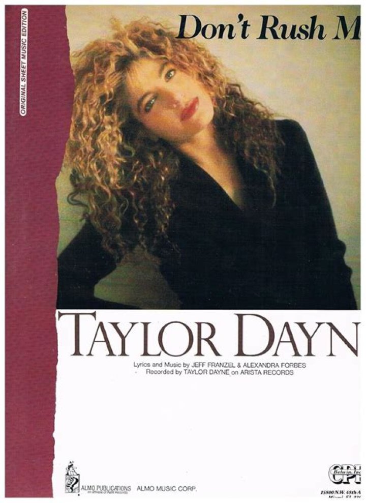 Taylor Dayne’sDon’t Rush Me Lyrics